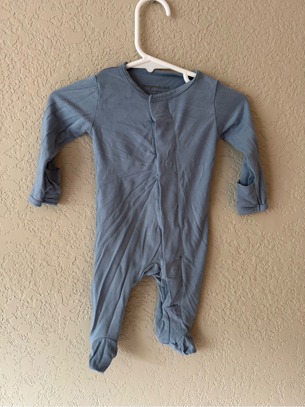Magnetic Me Newborn Light Blue Footie